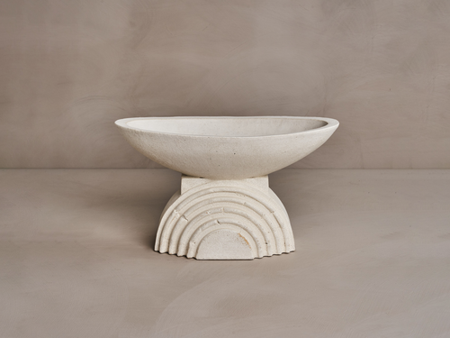 HUMBLE MATTER MEDALLION PLINTH BOWL L15.5" x D9" x H8.75"