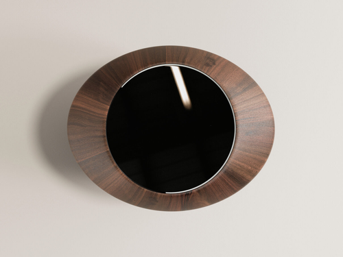 VERENA BRAUSCH ETERNEL SANS TEMPS SIDE TABLE / WALNUT W23.2" x D18.5" x H17.7"