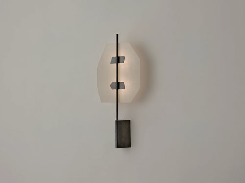 VOLKER HAUG STUDIO WALL INDEX SCONCE W12.6" x D3.5" x H26"