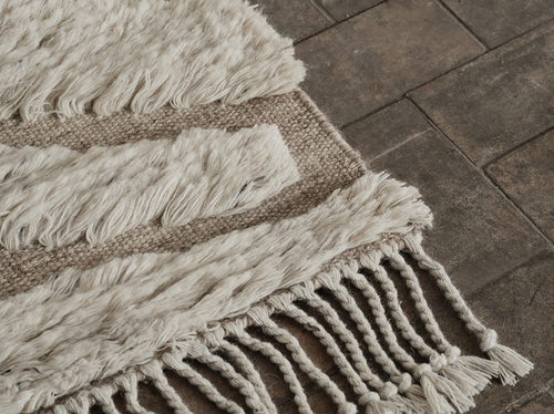 CAPPELEN DIMYR COLONNADE NO.01 RUG SAND/SHELL 3' x 8'