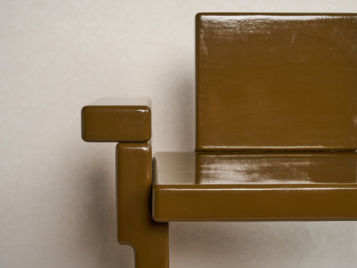 DESTROYERS BUILDERS LACQUERED CHAIR H27" x D16" x W23"