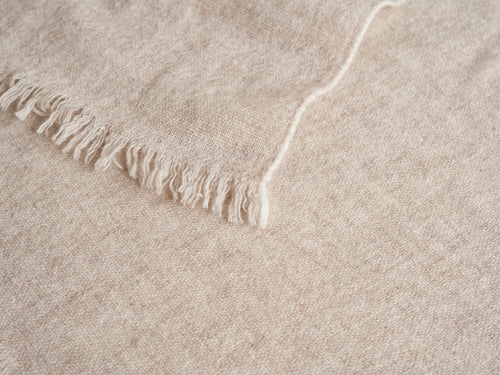 TEIXIDORS YAAMAT THROW / LIGHT GREY 55" x 71"