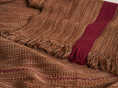 AL RATITO TEXTÍL PANTELHÓ THROW / TAMARINDO 58” x 78”