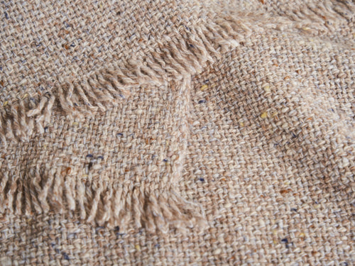 TEIXIDORS GRANITO THROW / CAMEL 71” x 55"