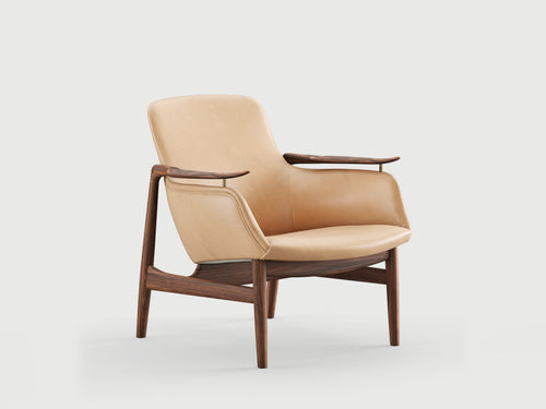 FINN JUHL 53 CHAIR W29.5" x D30.5" x H28.7" x SH14.7"