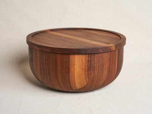 MICHAËL VERHEYDEN *DISCONTINUED BUSK BOWL / WALNUT H8" x Ø15.5"