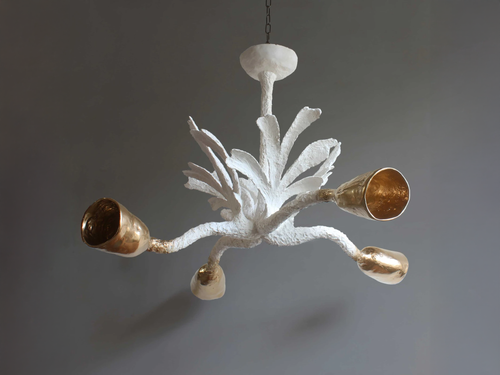 MARTIN HUXFORD ARBOUR CHANDELIER / GOLD LEAF Ø47" x H31"