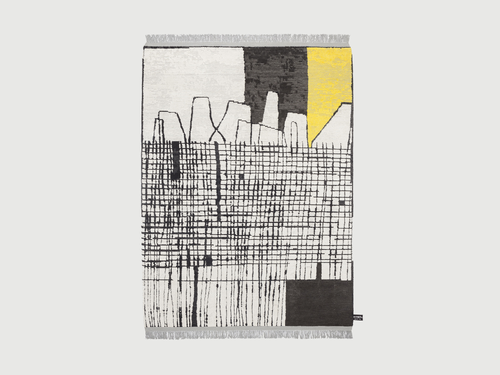 CC-TAPIS GIUSEPPE DI COSTANZO SEGNI MINIMI 1 RUG  7'5" X 9'8"