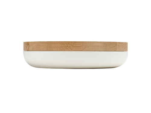 WHEN OBJECTS WORK VINCENT VAN DUYSEN LOW BOWL / WHITE 2" x 2" 3cm lid