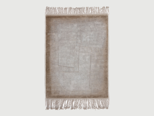 CC-TAPIS FAYE TOOGOOD PATCH RUG / RAW 7’6” x 9’10"