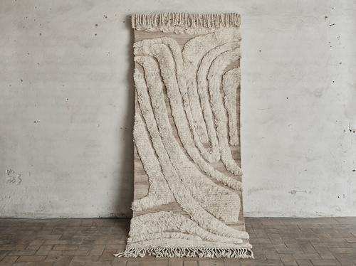 CAPPELEN DIMYR COLONNADE NO.01 RUG SAND/SHELL 3' x 8'