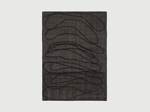 CC-TAPIS FAYE TOOGOOD ROPE RUG / CHARCOAL 7’5” x 9’6"