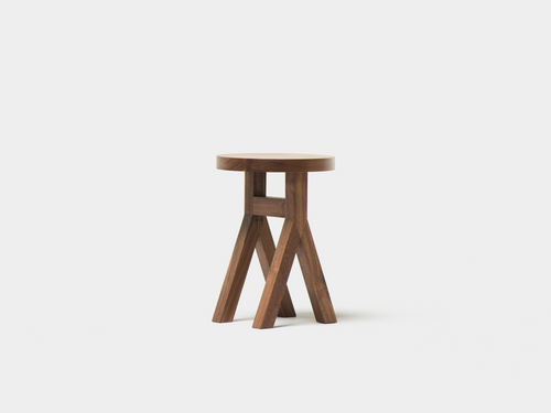 DE LA ESPADA NERI & HU COMMUNE STOOL Ø13" x H17.75"