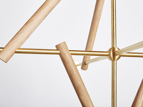 WORKSTEAD LODGE CHANDELIER V H30" x W48” x D6”