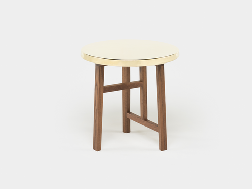 DE LA ESPADA NERI & HU TRIO SIDE TABLE / BRASS Ø17.75" x H17.75"