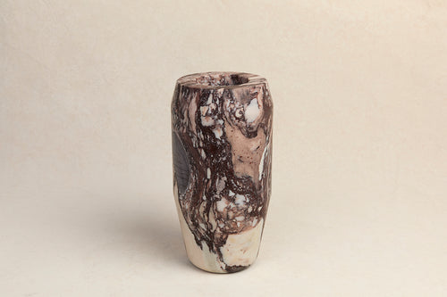 MICHAËL VERHEYDEN AMFORA VASE SMALL / CALACATTA VIOLA H13" x Ø6.5"