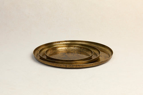 MICHAEL VERHEYDEN SERVE SET / PATINATED BRASS
