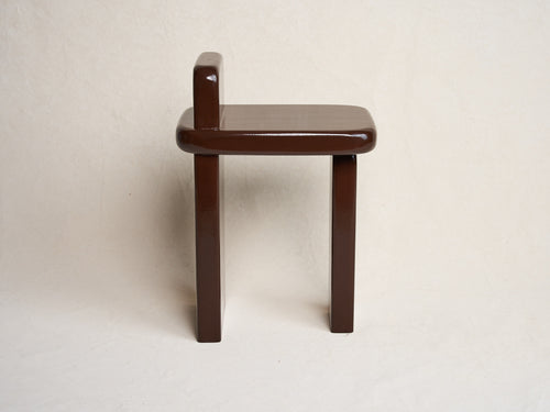 DESTROYERS BUILDERS LACQUERED STOOL H23" x D16" x W10.5"