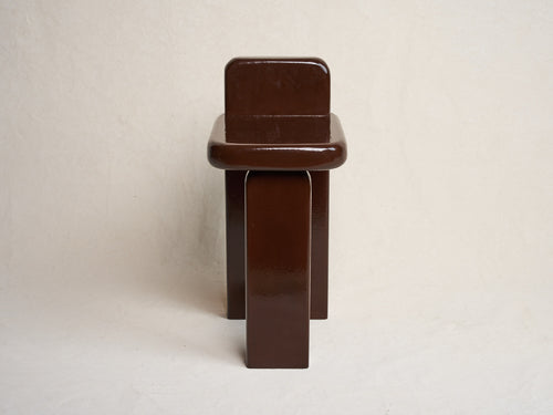 DESTROYERS BUILDERS LACQUERED STOOL H23" x D16" x W10.5"