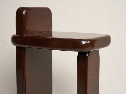 DESTROYERS BUILDERS LACQUERED STOOL H23" x D16" x W10.5"