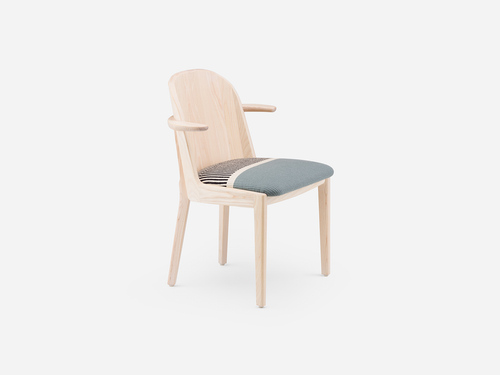 DE LA ESPADA TWENTY-FIVE DINING CHAIR / MANTA GIL W22" x D21" x H32"
