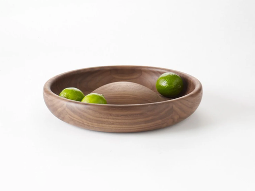 WHEN OBJECTS WORK KRISTINE FIVE MELVÆR SOFT BOWL / WALNUT Ø12.5" x H2.3”