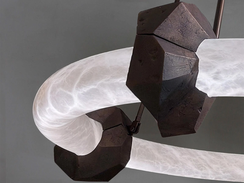 MARTIN HUXFORD FACET CHANDELIER Ø45" x H8