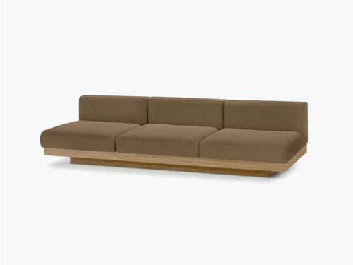 VINCENT VAN DUYSEN RUDOLPH OUTDOOR BENCH / THREE SEATER L108.8" x W44" x H28.3"