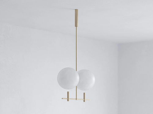 JIŘÍ KREJČIŘÍK LUNA I 02 HORIZONTAL CHANDELIER W28" x D13" x H27.5"