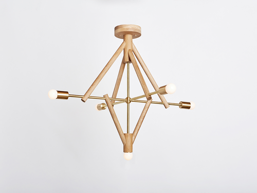 WORKSTEAD LODGE CHANDELIER V H30" x W48” x D6”