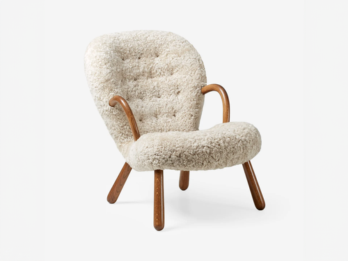 DAGMAR CLAM CHAIR H32.3” x D31.5” x W25.6” x SH16.5”