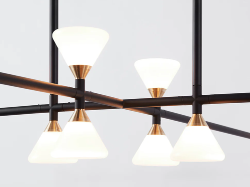 ROLL & HILL APOLLO CHANDELIER / HORIZONTAL 10 Ø57" x H41.5"