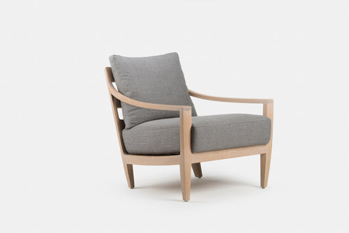 DE LA ESPADA MATTHEW HILTON LOW LOUNGE CHAIR W28" x D34.25" x H28" x SH17”
