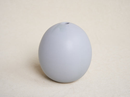 CHRISTIANE PERROCHON MEDIUM EGG VASE / WATERCOLOR BLUE H6.3"