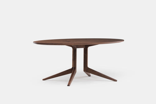 DE LA ESPADA MATTHEW HILTON LIGHT OVAL TABLE W74.8" × D43.3" × H29.1”