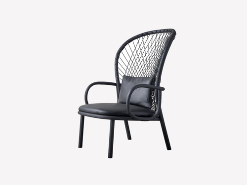 GEMLA OPEN LOUNGE CHAIR H40.9" x W29.1" x D33.1" x SH15.7"