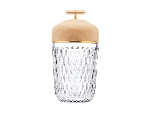 SAINT LOUIS FOLIA PORTABLE CRYSTAL LANTERN Ø6.1" x H11.4"