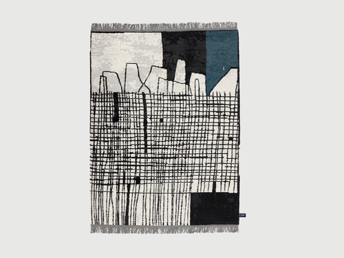 CC-TAPIS GIUSEPPE DI COSTANZO SEGNI MINIMI 1 RUG  7'5" X 9'8"