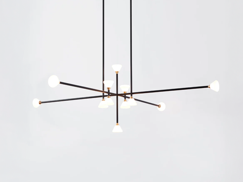 ROLL & HILL APOLLO CHANDELIER / 12 Ø57" x H46"