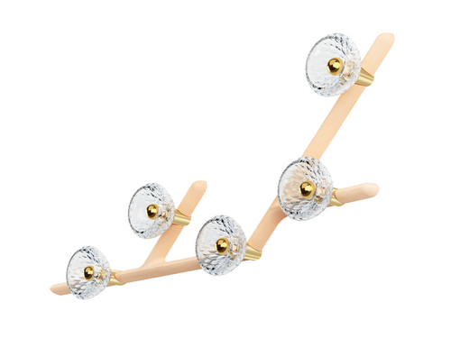 SAINT LOUIS 5 LIGHT FOLIA WALL SCONCE  H51.2" x W21.3" D5.5"