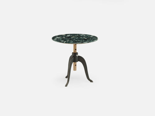 DE LA ESPADA STUDIOILSE SIDEKICKS ADJUSTABLE SIDE TABLE / TERRAZZO Ø22" x H14"