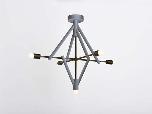 WORKSTEAD LODGE CHANDELIER V H30" x W48” x D6”