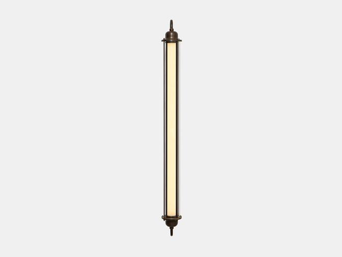 KBH SMALL TUBE SCONCE DARK BRASS H40" x W4.5" x D6.25"