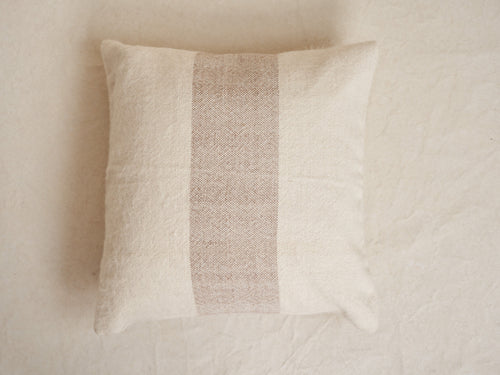 IDENTIDAD ARGENTINA NUBES CUSHION / IVORY + BEIGE 22" x 22"