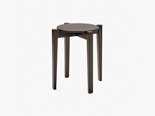 ANN DEMEULEMEESTER ÉLOÏS STOOL Ø17" x H18"
