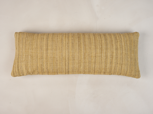 VALENTINA HOYOS WOOL PILLOW / AMARILLO HIERRO 32" x 12"