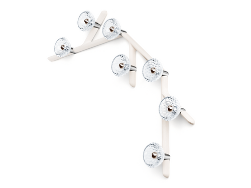 SAINT LOUIS 7 LIGHT FOLIA WALL SCONCE H49.2" x W56.3" x D5.5"