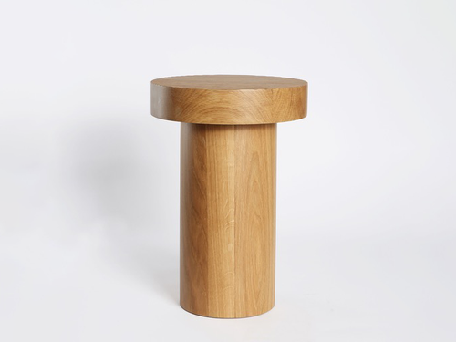 GUILLAUME SASSEVILLE WHITE OAK INGREDIENT TABLE / SMALL Ø12” x H17.5"