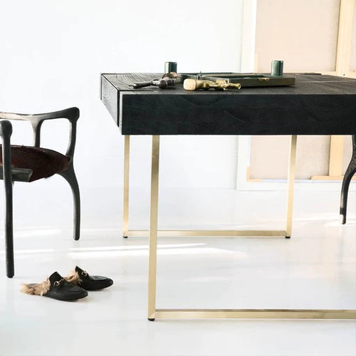 MANDY GRAHAM *CUSTOM MARTA DESK / BLACK L94.5” x D29” x H31”