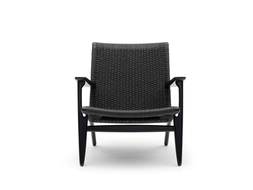 CARL HANSEN HANS J. WEGNER CH25 LOUNGE CHAIR H28.7" x W27.9" x D28.7" x SH13.7"